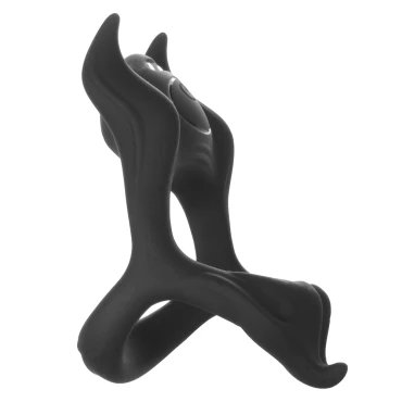 Nightwing Silicone Vibrating Double Cock & Ball Ring