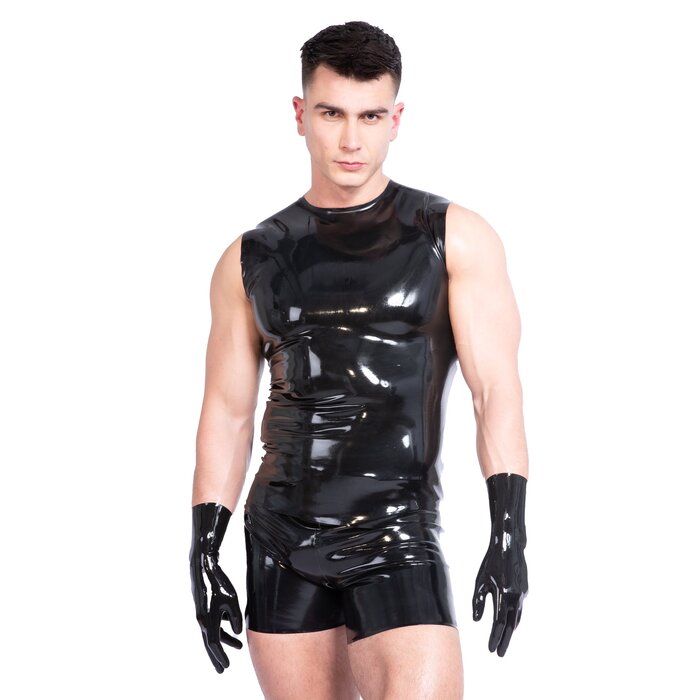 Latex Intro Mens Kit W/Short Gloves