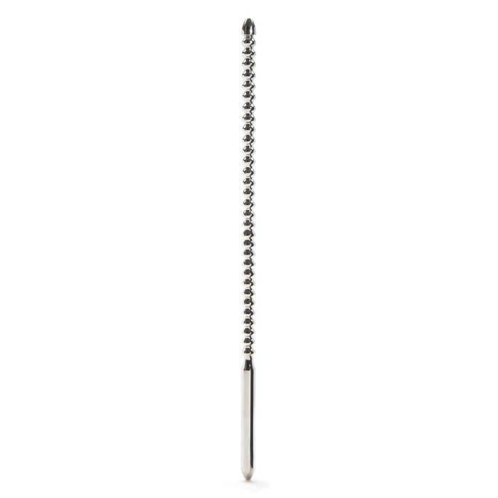 Sextreme 8mm Double Ended Stainless Steel Ribbed Urethral Dilator