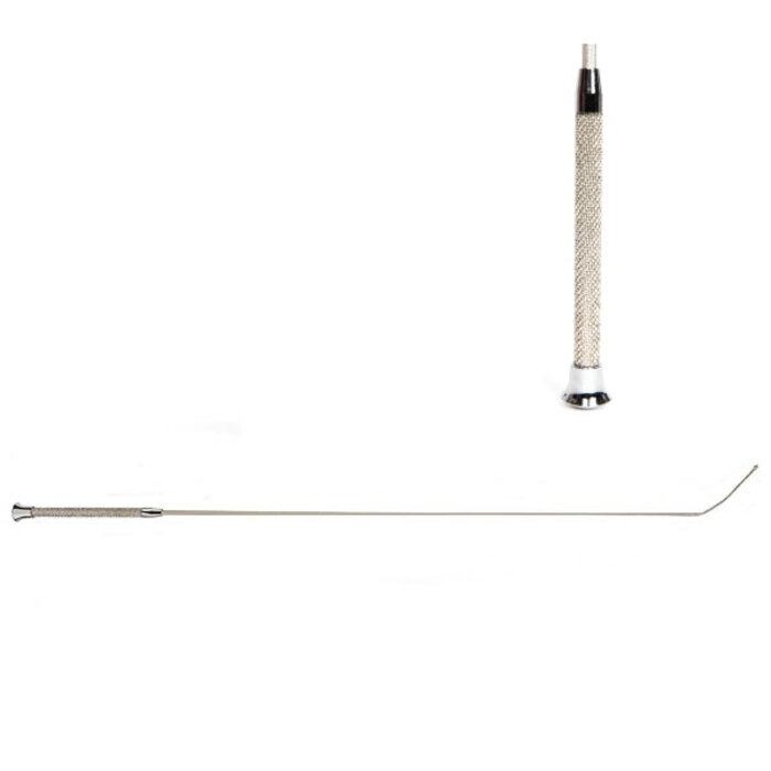 Crystal Dressage Crop Silver