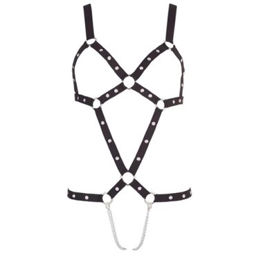 Bad Kitty Chain Crotch Body Harness