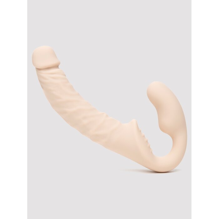 Lifelike Lover Luxe Posable Realistic Silicone Strapless Strap-On - Flesh Pink