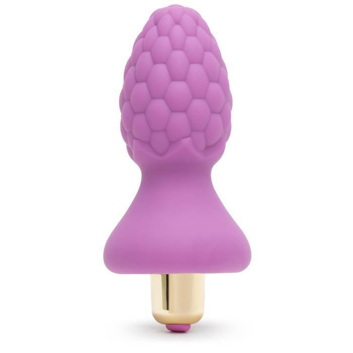 Rocks Off 7 Function Ass Berry Vibrating Butt Plug 2.25 Inch