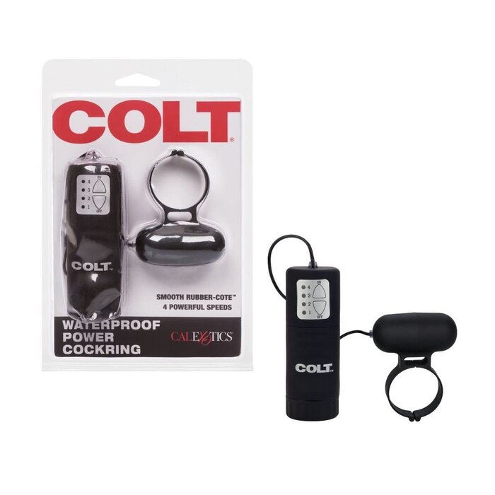 COLT Waterproof Power Cock Ring: Vibrating Erection Enhancer