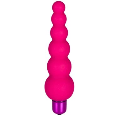 Beadify Pink Silicone Vibrating Massager & Stimulator - 5.5 Inch