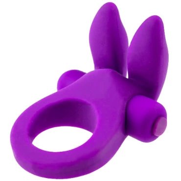 Ears of Ecstasy Silicone Vibrating Rabbit Cock Ring