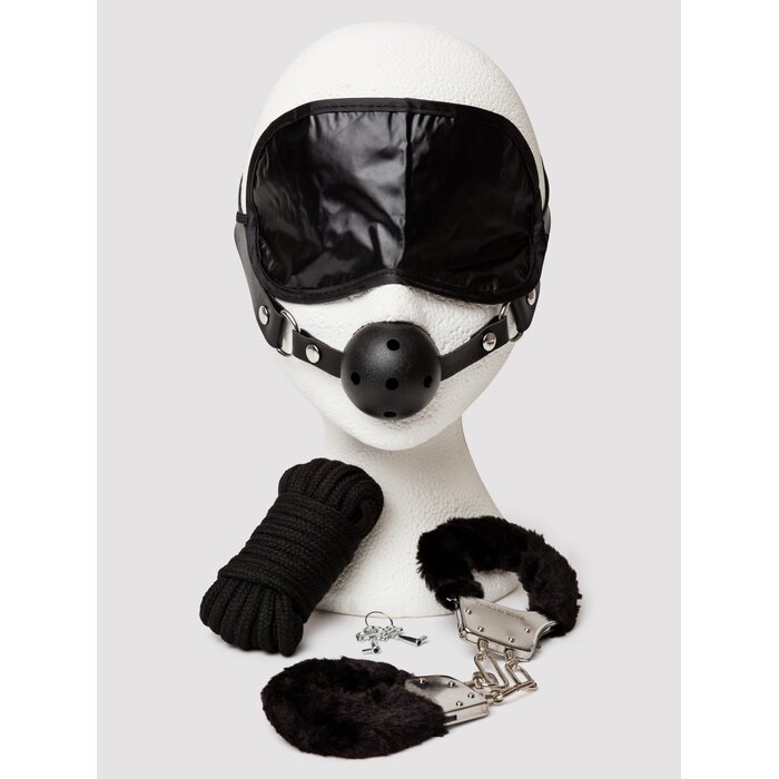 Pleasure Explorer Bondage Kit (4 Piece) - Black