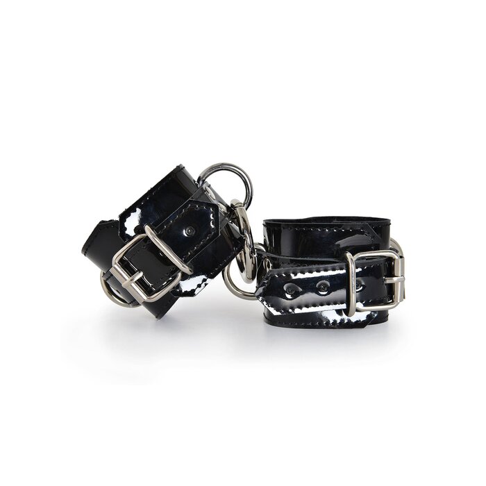 Patent Leather Wrist Cuffs