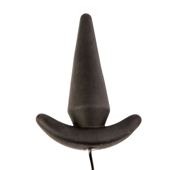 Vibrating Black Anal Plug