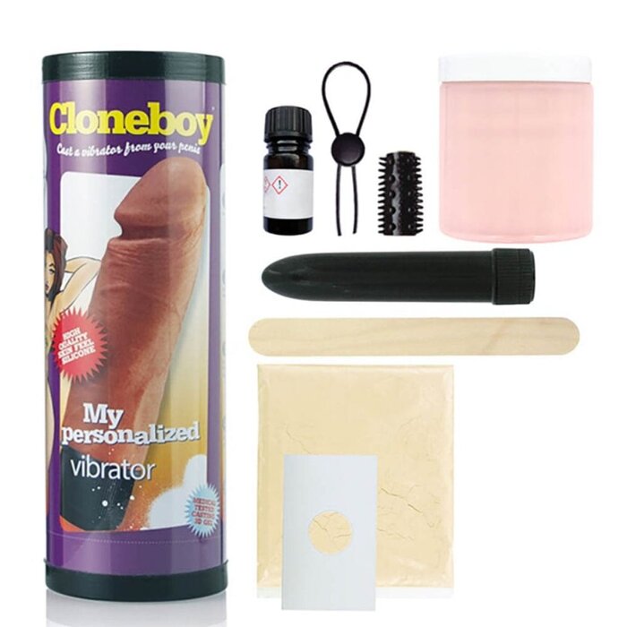 Clone Boy Vibrator Kit - Personalised Penis Mould Clone A Willy Sex Toy Set - Flesh