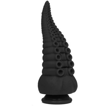 The Kraken Monster Black Tentacle Dildo - 9 Inch
