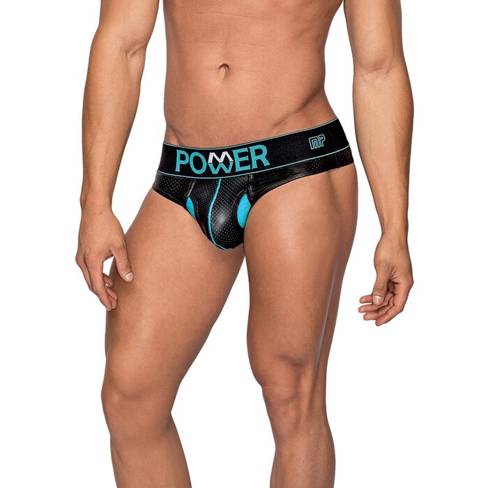 Lazer Mesh Thong
