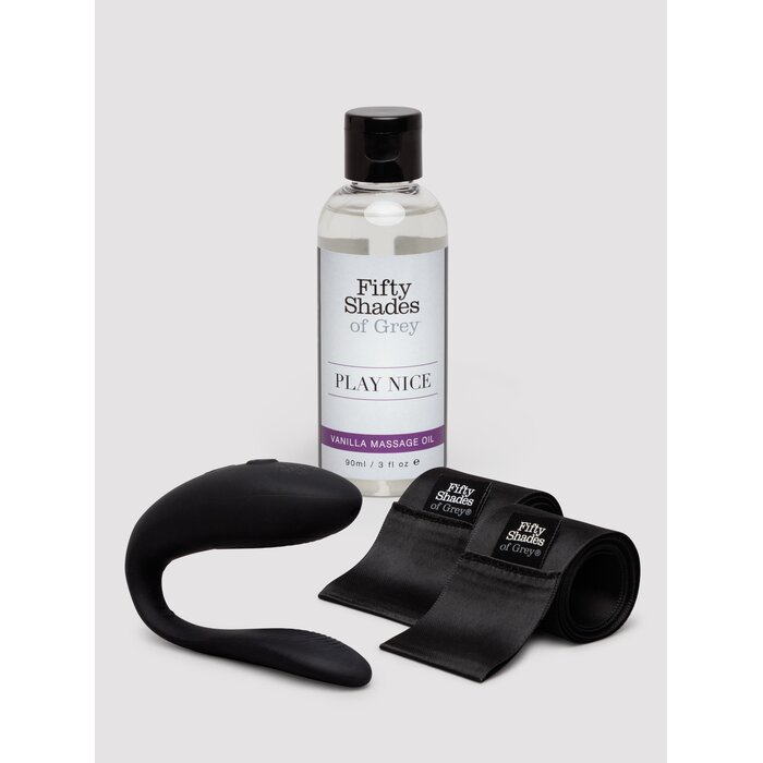 Fifty Shades of Grey X We-Vibe Moving As One Couple's Kit - Black