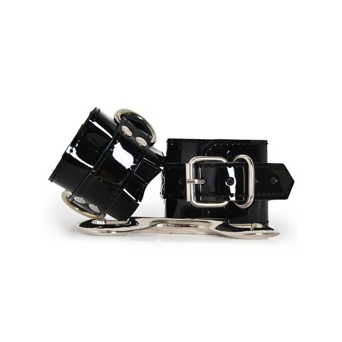 Patent Fur Lined Wrist Cuffs