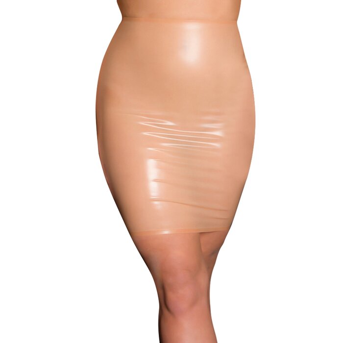 Jayne Latex Nude Pencil Skirt