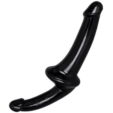 Curveball Black Double Ended Dildo - 9 Inch