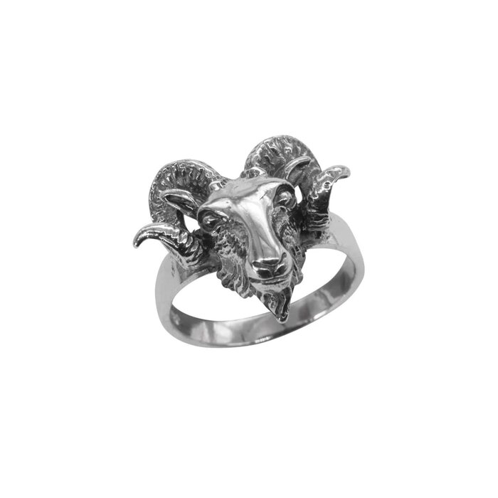 Rams Head Ring