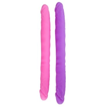 Lovers Bridge 12 Inch Silicone Double Dildo - PINK