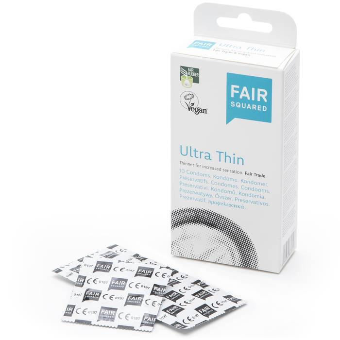 Fair Squared Ultra Thin Vegan Condoms (10 Pack)