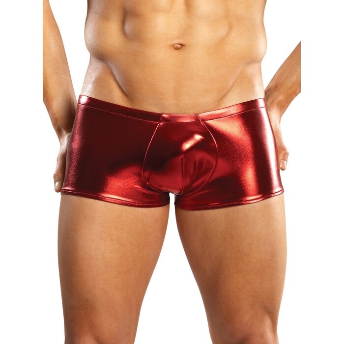 Metallic Mini Short - Red