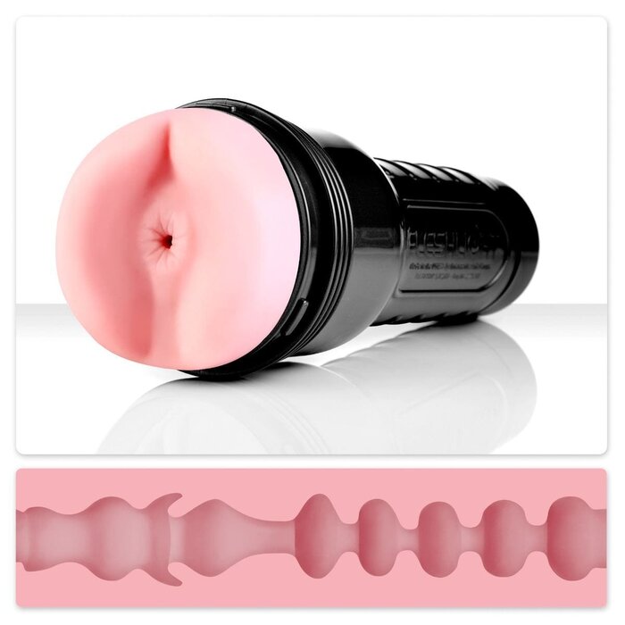 Fleshlight Pink Butt Mini Compact Realistic Anal Masturbator for Discreet Anal Pleasure
