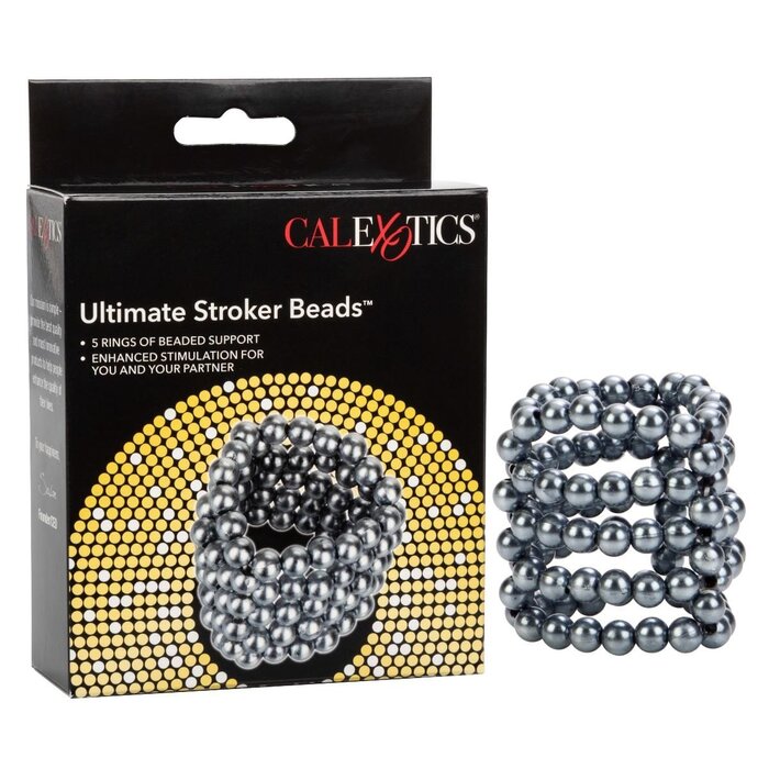 CalExotics Ultimate Stroke Beads: Flexible Pleasure Bead Waterproof Anal Wand