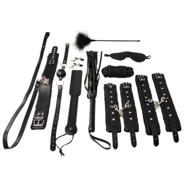 Aphrodite's Pleasure Box 10 Piece Bondage Set