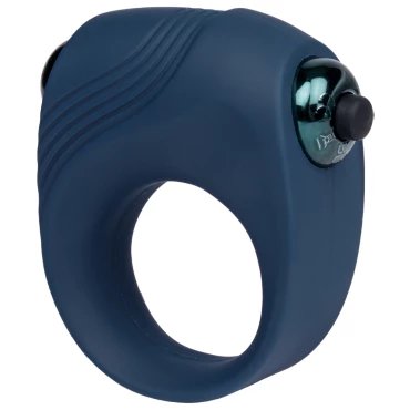 Power Lifter Navy Silicone Vibrating Cock Ring
