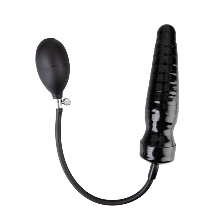 Moulded Rubber Pump Up Cork Screw Dildo