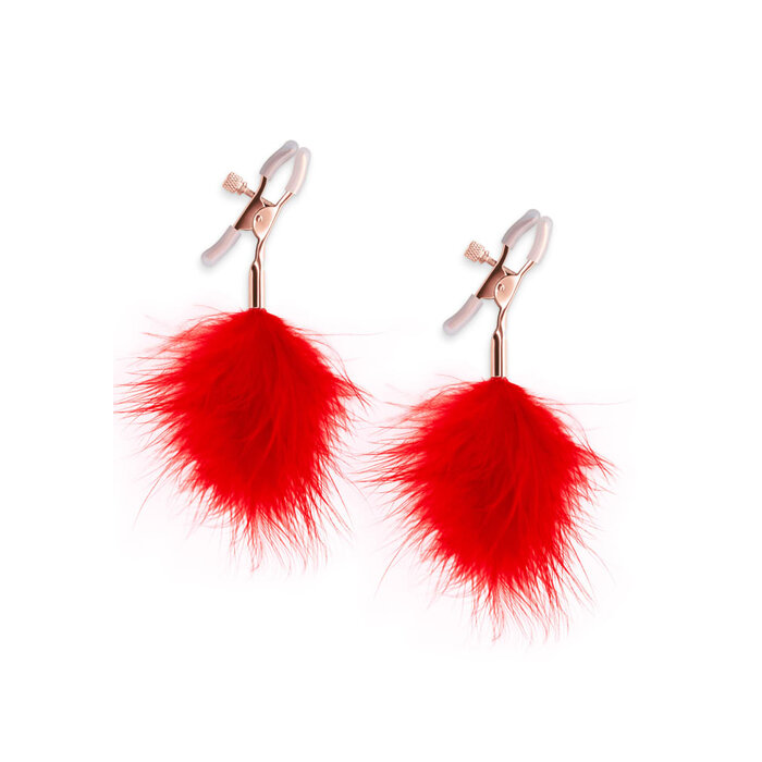 Bound Nipple Clamps - F1 - Red