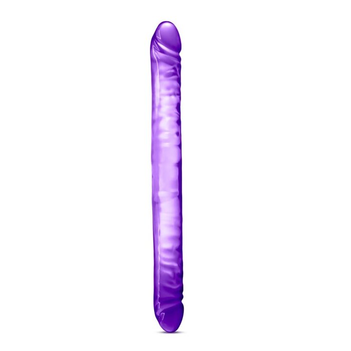 B Yours - 18" Double Dildo - Purple