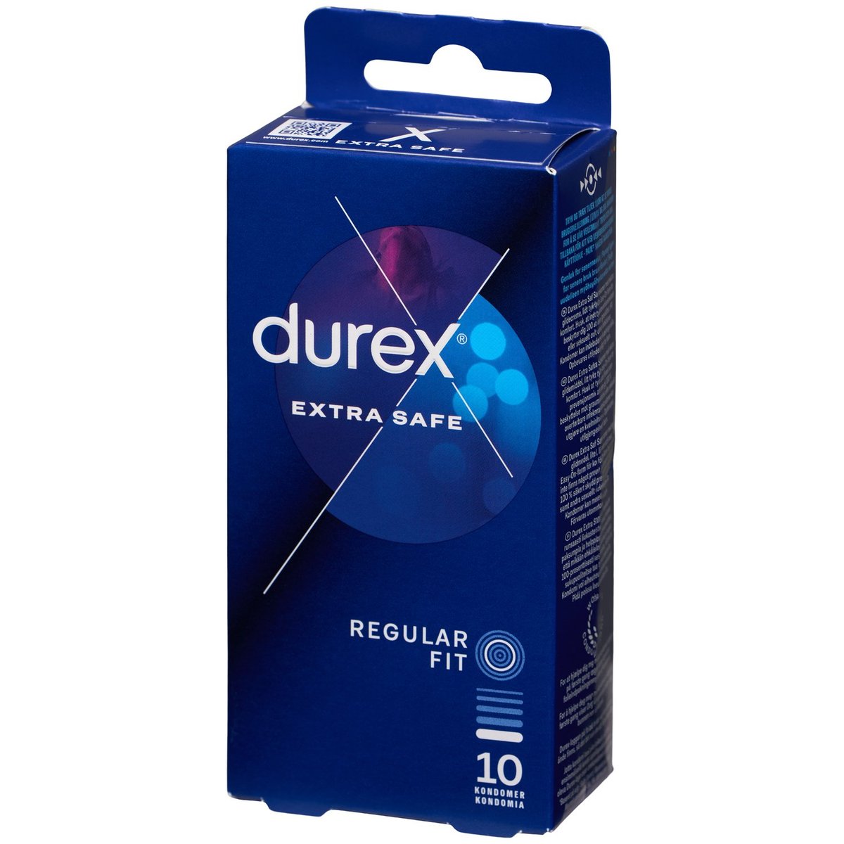 Durex Extra Safe Thick Condoms 10 Pack - Clear