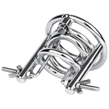 Torment Headlock Urethral Stretcher Glans Chastity Cage