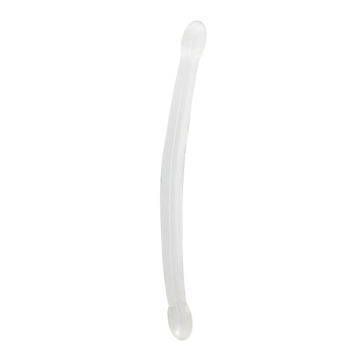 RealRock Non Realistic Double Dong - 17'' - Clear