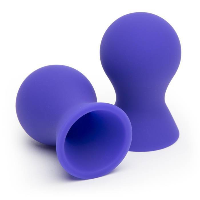 Lovehoney Perfect Pair Purple Silicone Nipple Suckers