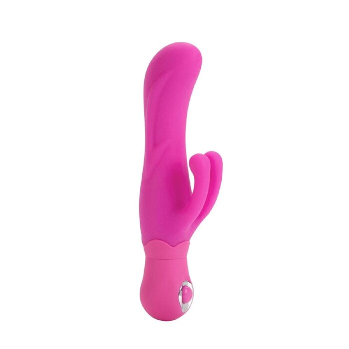 CalExotics Double Dancer: Pink Waterproof Dual-Action Vibrator for G-Spot Stimulation