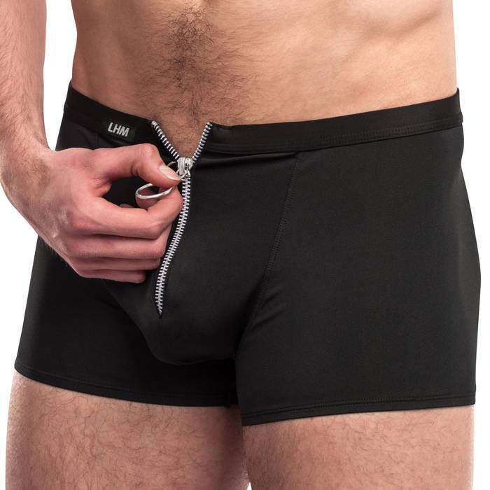 LHM Zip Front Microfibre Boxer Shorts