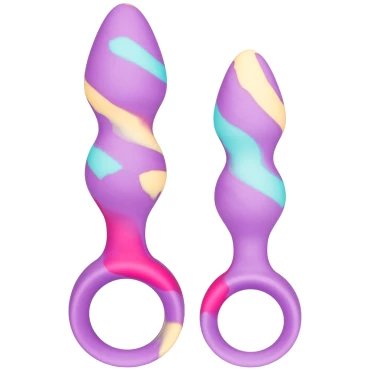 Arsercise Marble Silicone Butt Plug - SMALL
