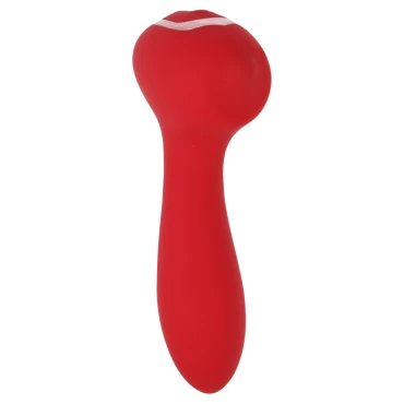 Roundabout 2-in-1 Red Swirling Clitoral Vibrator