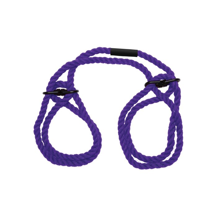 Merci - Restrain - 6mm Hemp Wrist or Ankle Cuffs - Blue