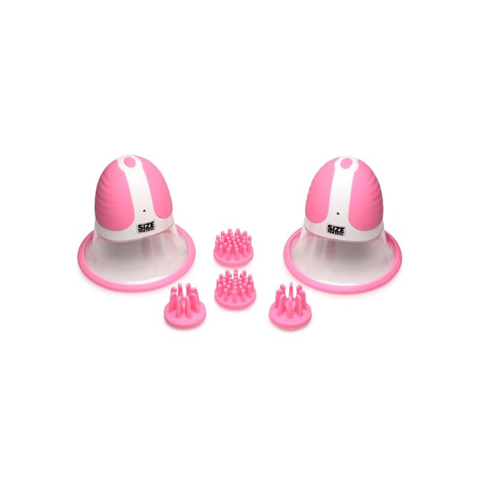 10x Rotating Silicone Nipple Suckers with 4 Attachments