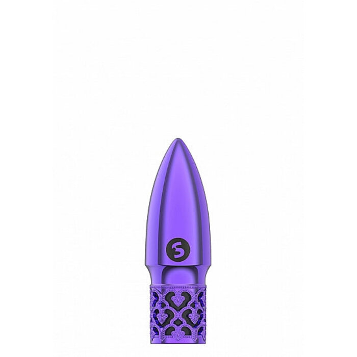 Glitter - Rechargeable ABS Bullet - Purple