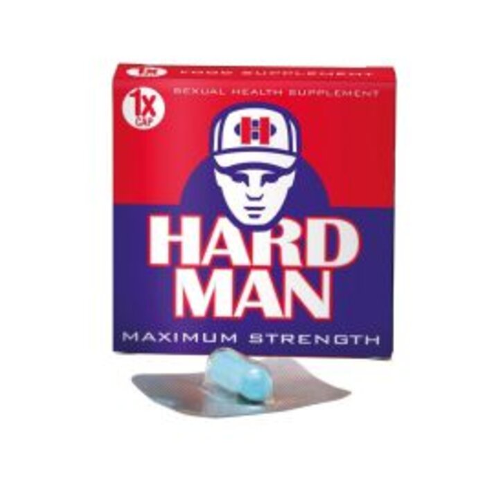 Hard Man Pills - single capsule (450mg pill pack)