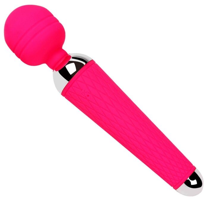 Rechargeable Pink Wand Vibrator for Women: 10 Powerful Speeds