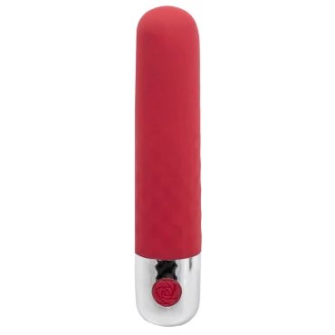 Wild Red Rose Luxury 10-Speed Rechargeable Bullet Vibrator