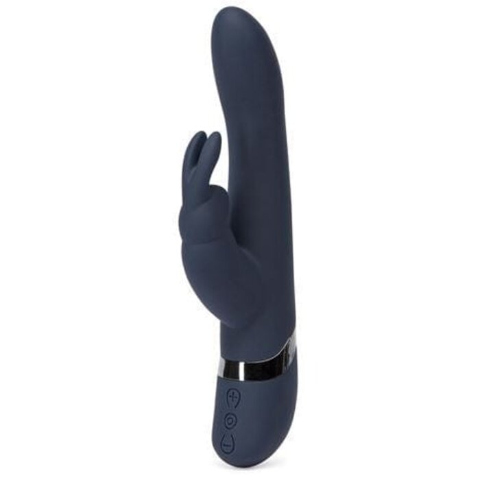 Fifty Shades Darker Oh My USB Rechargeable Rabbit Vibrator with Powerful Motors and Travel Lock