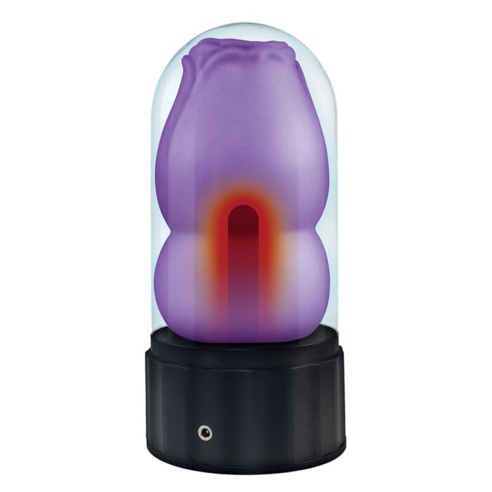 Delite Heated Rose Masturbator - Purple