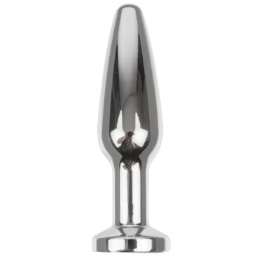 Press Play Vibrating Metal Butt Plug – 4.25 Inch