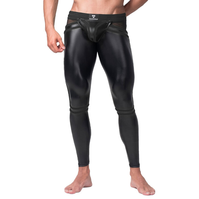 Men's Leggings with Rear Zip