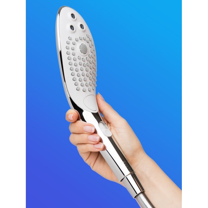 Womanizer X hansgrohe Wave Clitoral Stimulation Shower Head - Silver